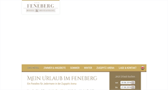 Desktop Screenshot of hotel-feneberg.at